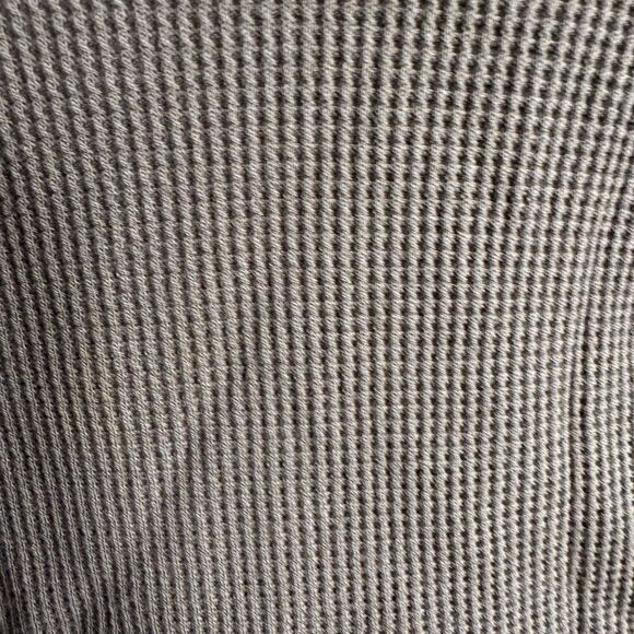 Splendid Cowl Neck Waffle Knit Top Olive Green Size S - Picture 4 of 6